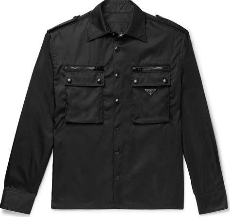 prada nylon overshirt|Prada Shirts .